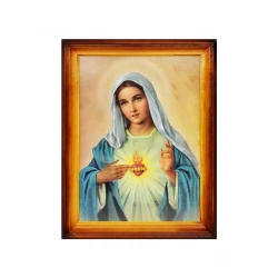 Obrazek Serce Maryi w ramce 47 cm